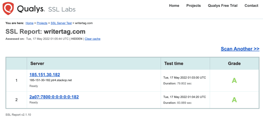 SSL-Report-HTTPS