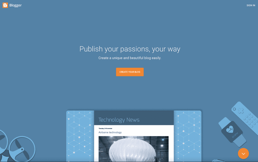 blogging platforms Blogger
