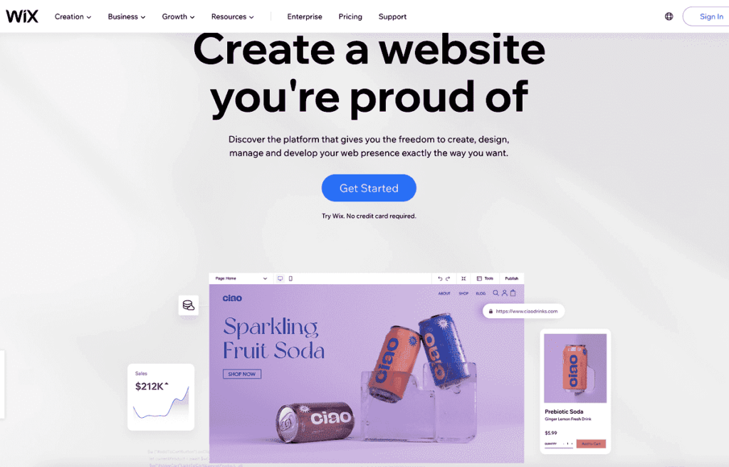 blogging platforms Wix