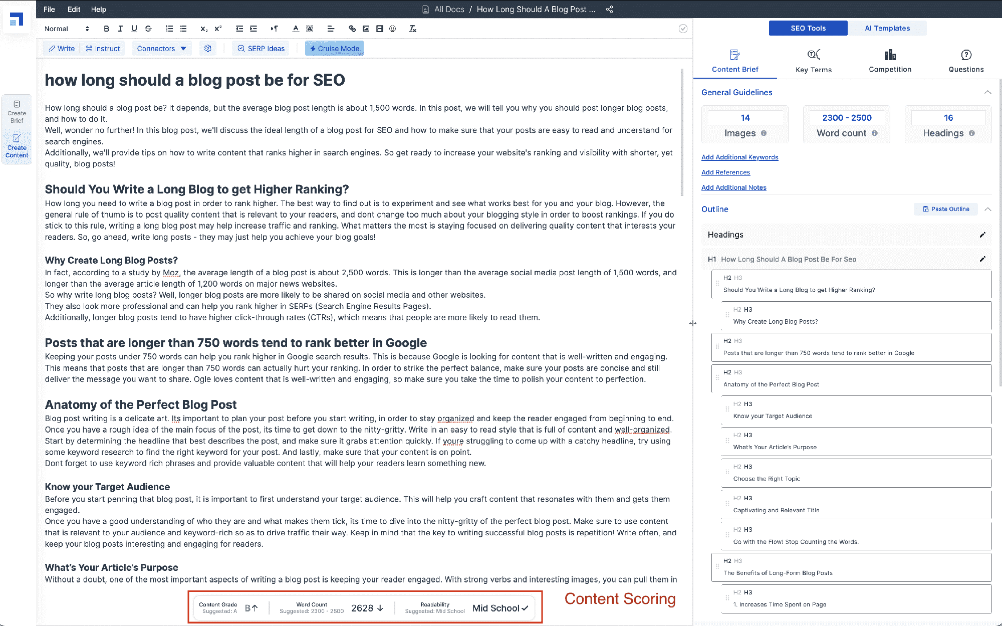A Scalenut Review of the Google Analytics dashboard with a screenshot.
