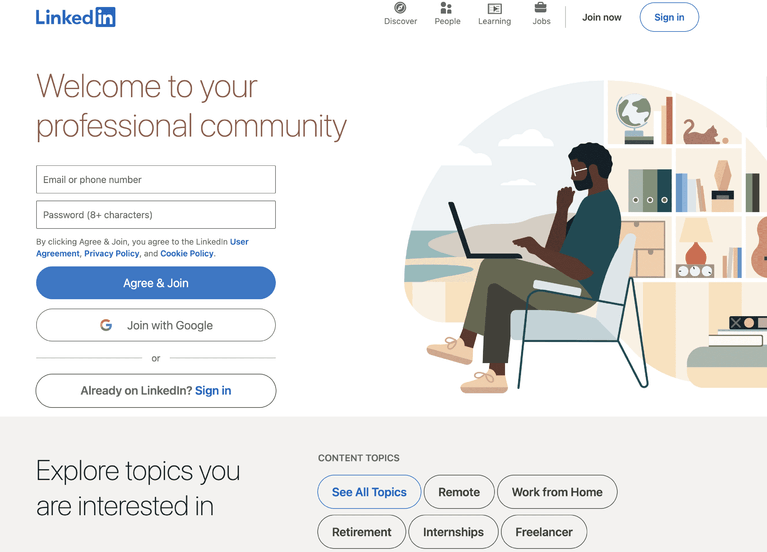 Easy Guide to Blogging on Linkedin's Homepage.
