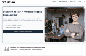 How to start a profitable blogging business by boosting blog traffic through rebranding.