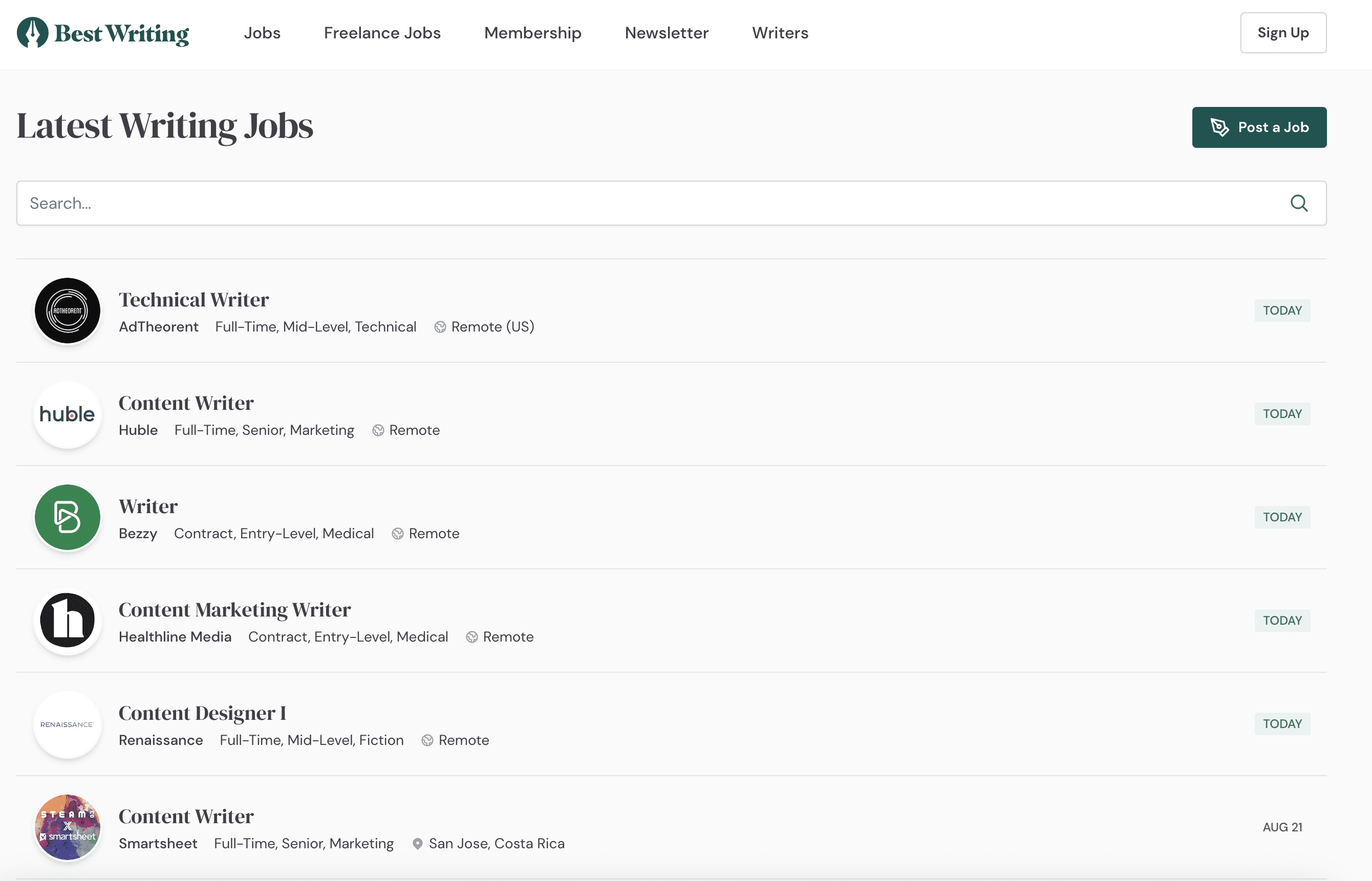 A screenshot of the [Best] 13 sites to get paid to write articles.